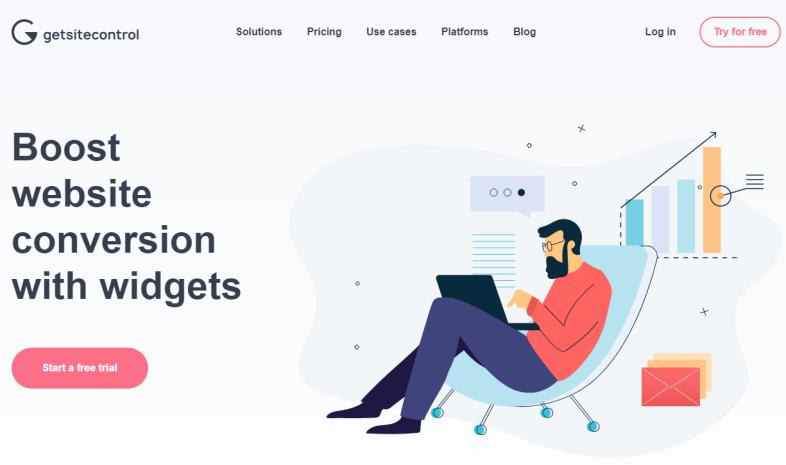 用于实时聊天的 GetSiteControl 插件