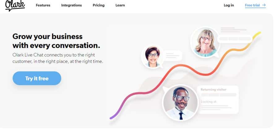 用于实时聊天的 Olark 插件