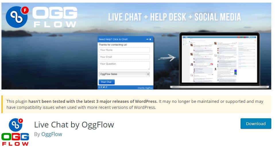 通过 OggFlow 插件进行实时聊天以进行实时聊天