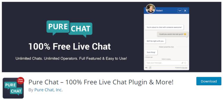 用于实时聊天的纯聊天插件