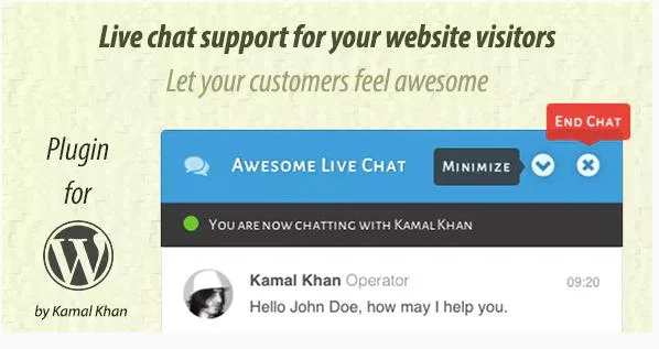 用于实时聊天的真棒实时聊天插件