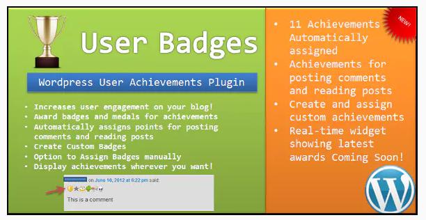 ユーザー バッジ: ゲーミフィケーションのための WP ユーザー アチーブメント プラグイン