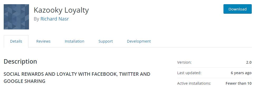 ゲーミフィケーションのための Kazooky Loyalty プラグイン