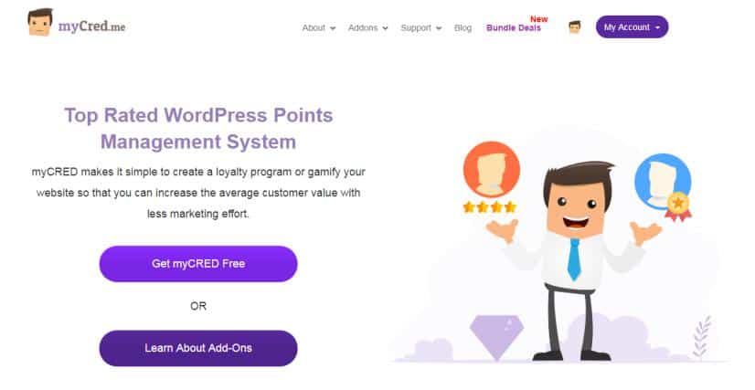 ゲーミフィケーション用の myCRED プラグイン