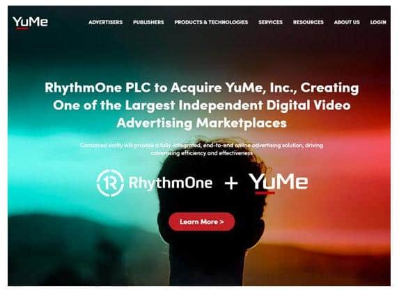 YuMe para campanhas de publicidade em vídeo