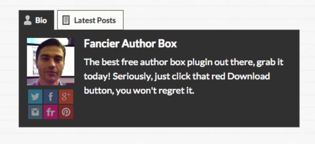 Fancier 作者生物的作者生物框