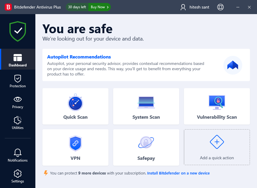bitdefender contra software espía