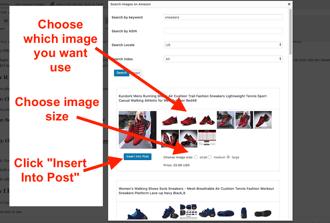 게시물에 AMZ 이미지 삽입