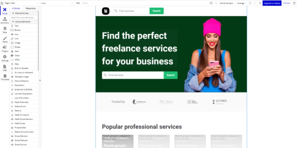 تحرير قالب فقاعي