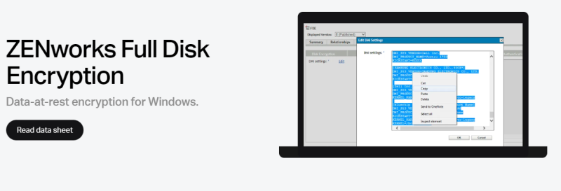 ZENworks 전체 디스크 암호화