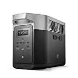 EF ECOFLOW Delta Max (2000) Pembangkit Listrik Portabel, Kapasitas yang Dapat Diperluas 2016Wh dengan Outlet AC 6 x 2400W, Generator Tenaga Surya (Panel Surya Tidak Termasuk) untuk Pencadangan Rumah, Darurat, Berkemah di Luar Ruangan