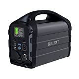 BULLBAT Adventurer 500 centrale elettrica portatile, generatore a batteria da 500 W/298 Wh con 2 prese CA da 500 W/torcia a LED, generatore solare silenzioso a ricarica rapida (pannello solare non incluso), presa alimentata a batteria per campeggio Viaggiare a casa di emergenza