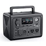 BLUETTI Centrale Elettrica Portatile EB3A, Batteria di Backup 268Wh LiFePO4 con 2 Prese AC da 600W (Surge 1200W), Ricarica da 0-80% in 30 Min., Generatore Solare per Campeggio all'Aperto (Pannello Solare Opzionale)