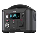 Fiodio Centrale Elettrica Portatile 300Wh, Generatore Solare con Presa AC 110V 300W, Ricarica Rapida PD 60W, Ricarica Fino a 8 Dispositivi, Batteria di Backup per Uso Domestico Campeggio Emergenza