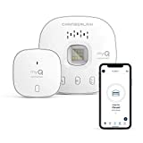 myQ Chamberlain Smart Garage Control - Hub dan Sensor Garasi Nirkabel dengan Wifi & Bluetooth - Terkendali Smartphone, myQ-G0401-ES, Putih