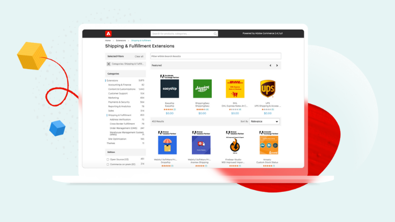 adobe-commerce-ส่วนขยาย