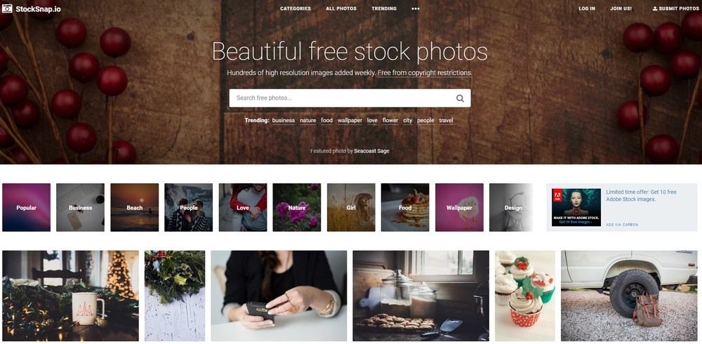 الصفحة الرئيسية Stocksnap.io