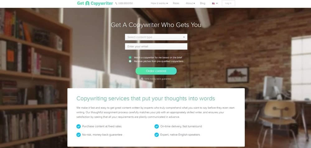 Uzyskaj stronę główną copywritera