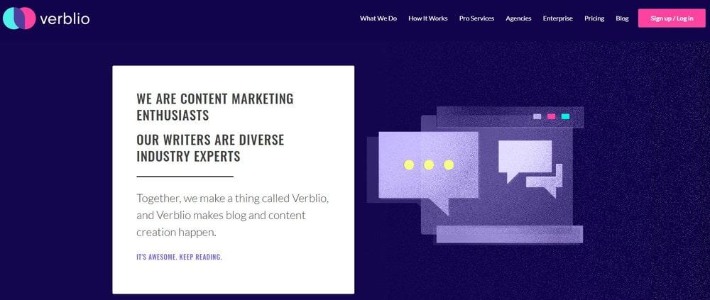 Strona główna witryny Verblio