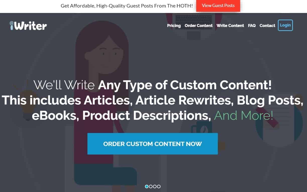 Strona główna witryny iWriter