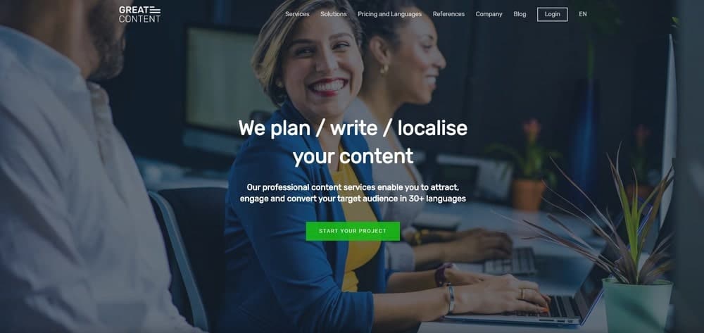 Strona główna witryny Great Content