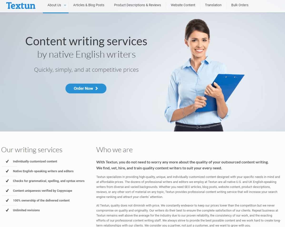 Strona główna witryny Textun