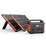 Jackery ソーラー発電機 1000、Explorer 1000、および 2X SolarSaga 100W、3x110V/1000W AC コンセント付き、アウトドア RV/バン キャンプ、緊急用ソーラー モバイル リチウム バッテリー パック (ソーラー発電機 1000 200W)