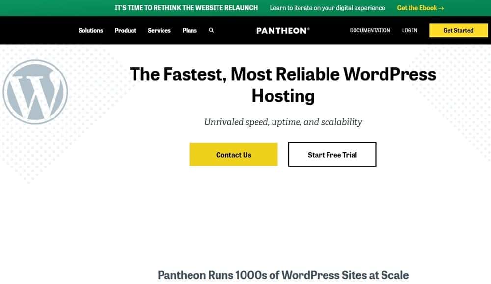 الصفحة الرئيسية لموقع بانثيون