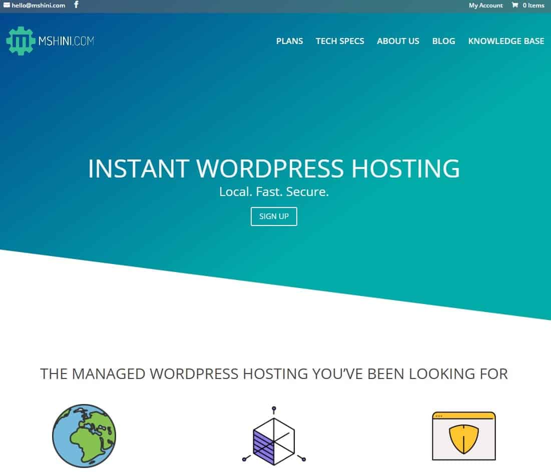 الصفحة الرئيسية لموقع Mshini.com