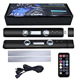 Lumină cu LED fără fir pentru atmosferă înstelată, lumini interioare multicolore pentru mașină, bandă de lumină cu LED-uri RGB reîncărcabilă pentru mașină, iluminare de accent neon cu sincronizare muzicală și lumină de decorare cu telecomandă fără fir, pentru petrecere în cameră