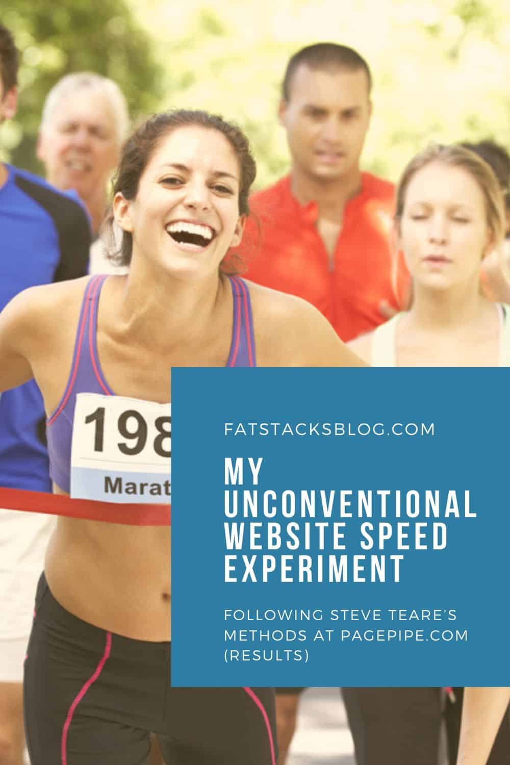 Mój niekonwencjonalny eksperyment szybkości witryny oparty na metodach Steve'a Teare'a na PagePipe.com (Wyniki)