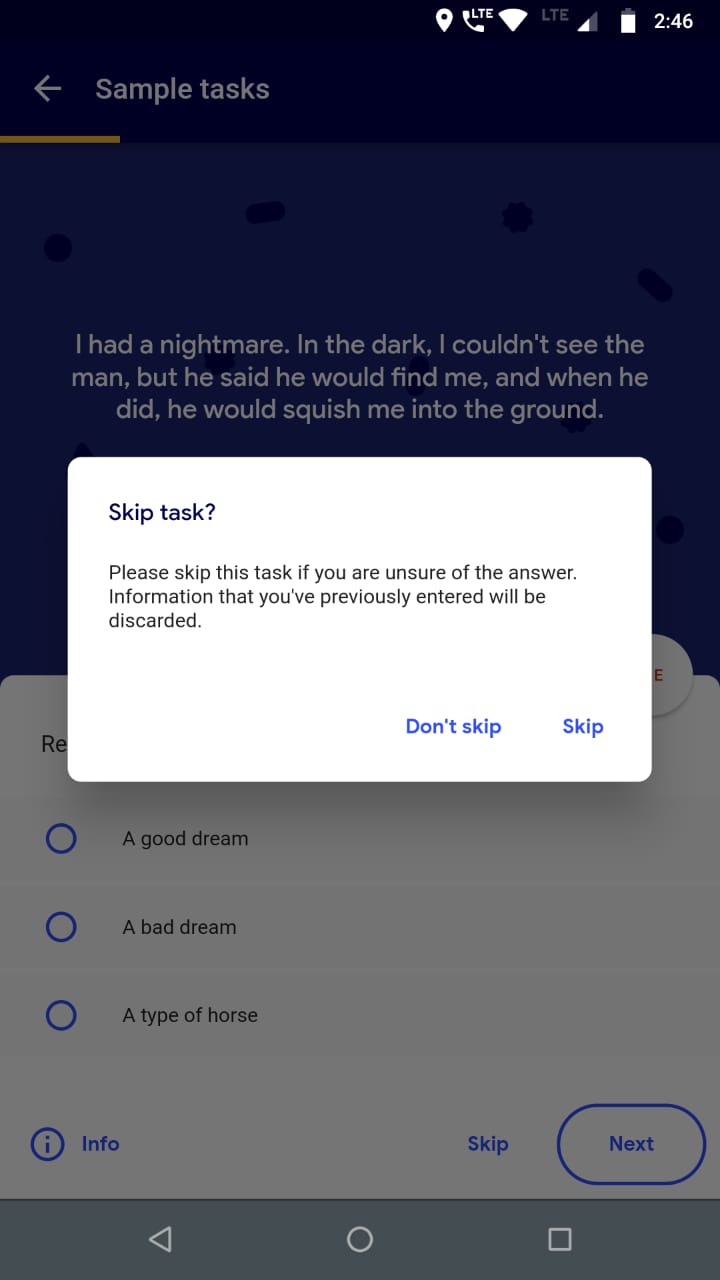 Jangan ragu untuk melewatkan tugas