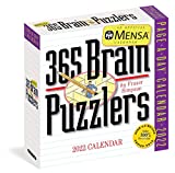 Календарь Mensa 365 Brain Puzzlers Page-A-Day на 2022 год: год, ломающий голову, полный сложных панграмм, словесных лестниц, логических задач, числовых последовательностей и многого другого.