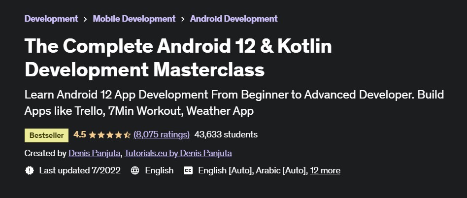 Desenvolvimento do Android-12-Kotlin