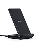 Anker Wireless Charger, 313 Wireless Charger (ขาตั้ง), Qi-Certified สำหรับ iPhone 12, 12 Pro Max, SE, 11, 11 Pro, 11 Pro Max, XR, XS Max, 10W Fast-Charging Galaxy S20, S10 (ไม่มีอะแดปเตอร์ AC )