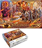 Quebra-cabeças para adultos 1000 peças,Senhor dos Anéis-Viagem de Volta à Série Terra Média,Cartão Azul,Peças de Quebra-Cabeças em Forma Aleatória