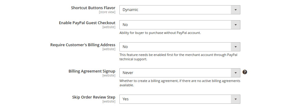 마젠토-페이팔-통합