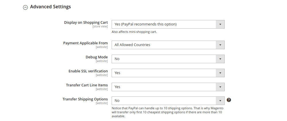마젠토-페이팔-통합