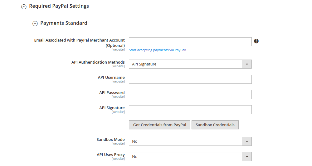 마젠토-페이팔-통합
