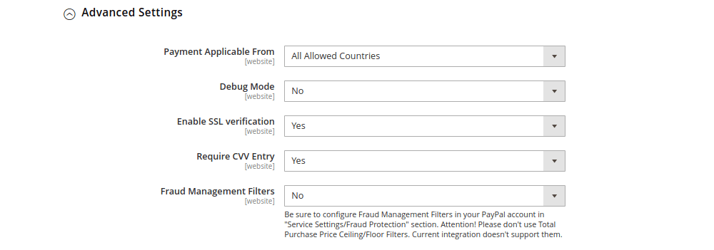 마젠토-페이팔-통합