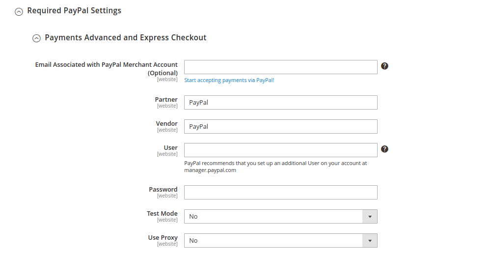 마젠토-페이팔-통합