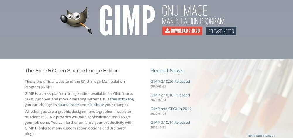 لقطة شاشة لأداة برنامج مصمم دبوس GIMP.