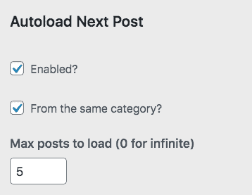 Bimberテーマで無限スクロールをオンにする方法