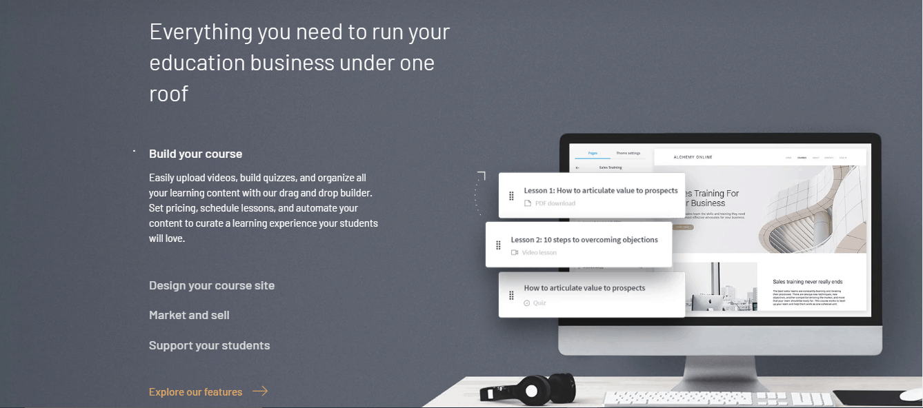 Costruisci il tuo corso