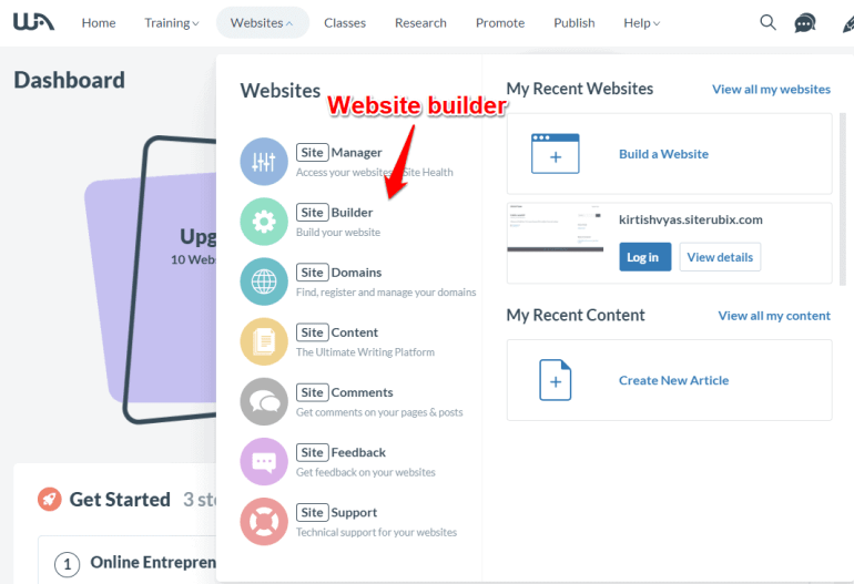 constructeur de site Web d'affiliation riche