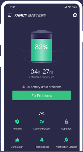 Fantazyjny środek do czyszczenia akumulatora