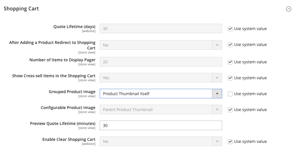 Magento 2 gruppiertes Produkt8
