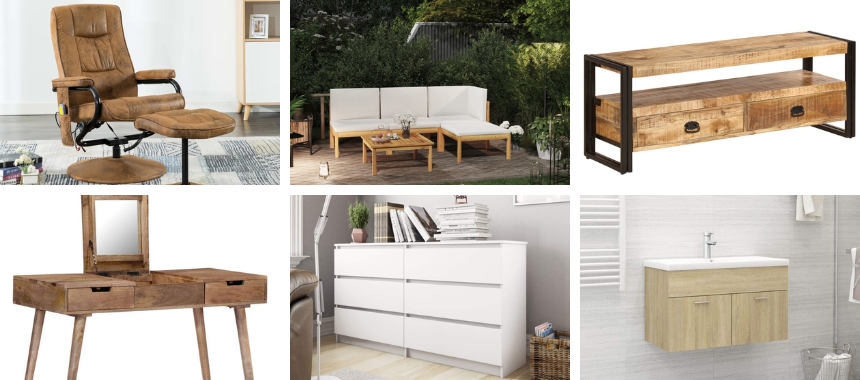 Artículos para el hogar de vidaXL EE. UU. Home Furnishing Goods from vidaXL USA