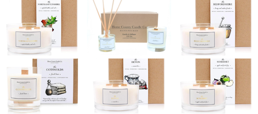 Velas y fragancias para el hogar de calidad de Home County Candle Co. Quality Home Fragrance & Candles from Home County Candle Co.