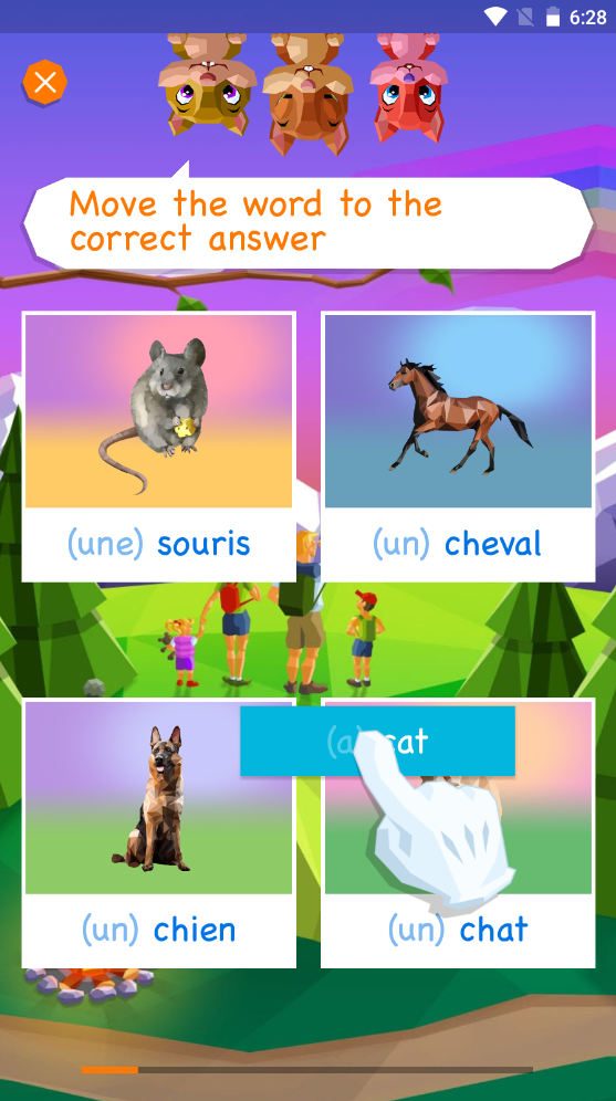 Apprendimento basato sul gioco sull'app